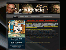 Tablet Screenshot of clarividencia.lasllavesdetumisterio.com